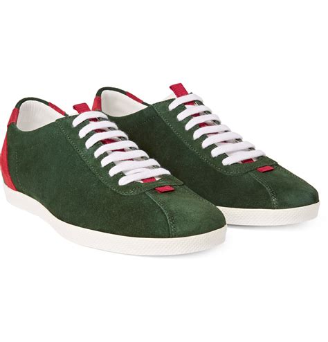 green suede gucci shoes|gucci platform shoes men.